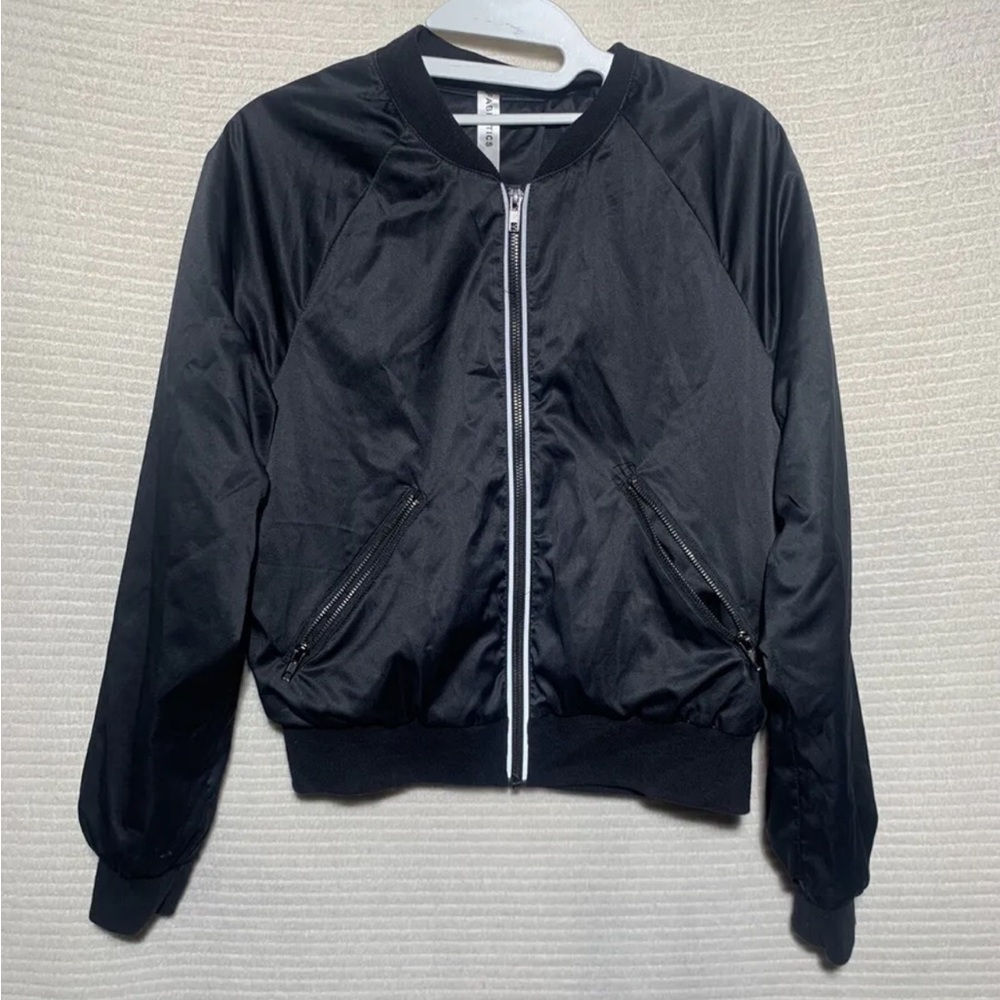 Fabletics Soft Shell Attis Cropped Bomber Jacket … - image 1